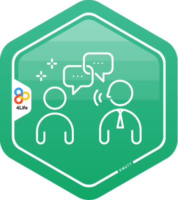 Example Digital Badge Establishing effective oral-interpersonal communication