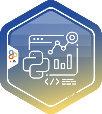 Example Digital Badge Fundamental Business Data Visualization with Python Coding