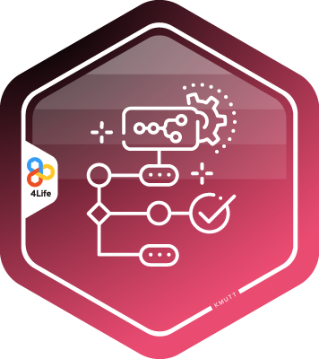 Example Digital Badge Implementation of n8n for Automation Workflow
