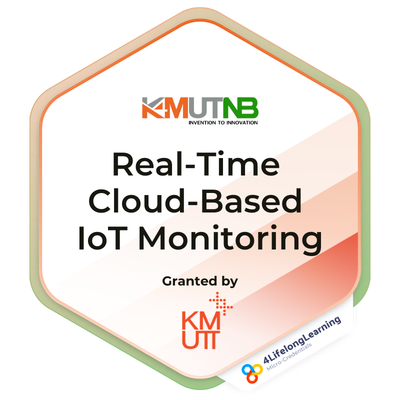 Example Digital Badge Real-Time Cloud-Based IoT Monitoring