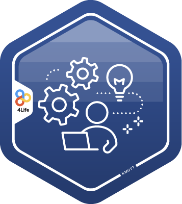Example Digital Badge Computer-Aided Design for Mechanical Engineering Drawings